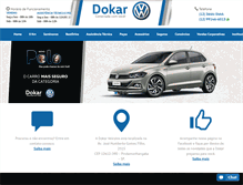 Tablet Screenshot of dokarveiculos.com.br